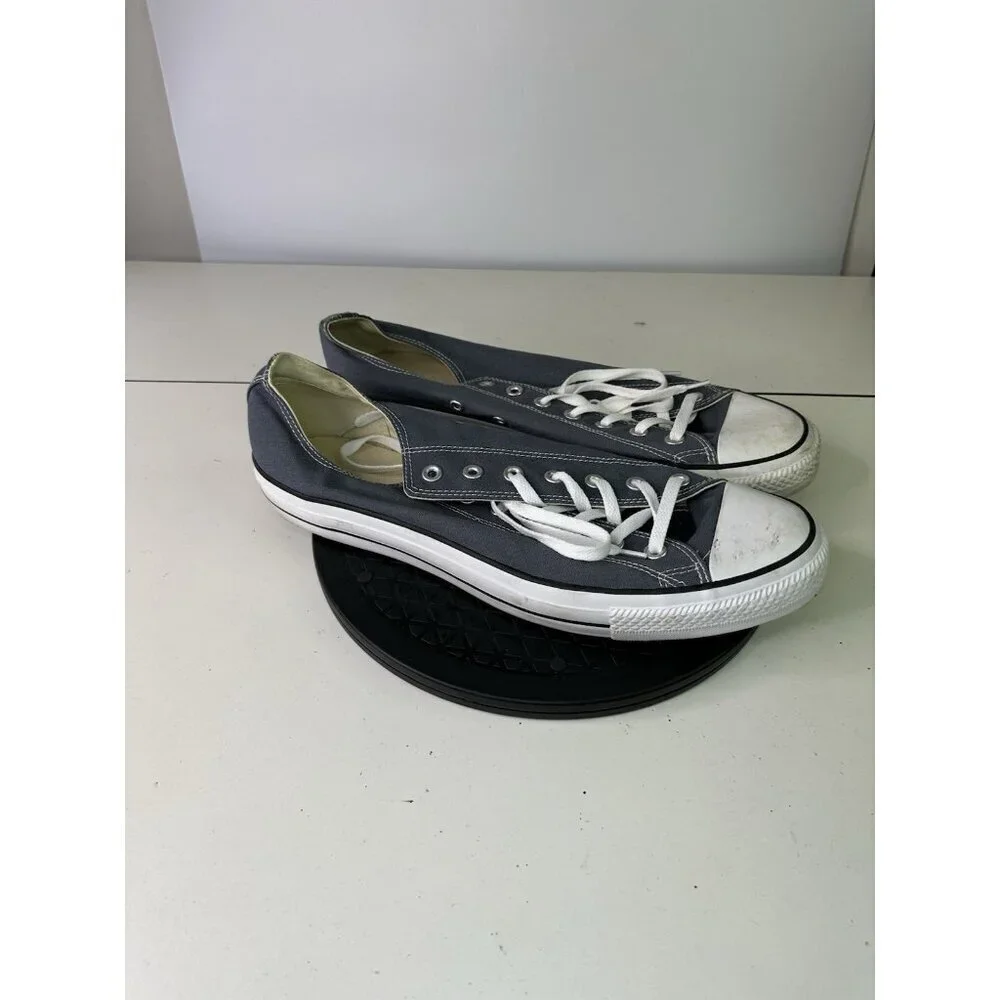 Converse Size 18 All Star Blue Canvas Lace Up Women’s Sneaker Tennis Shoe - Picture 2 of 9